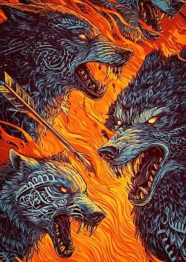 Fierce Wolves Fiery