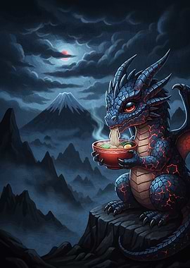 Dragon Eating Rame Mountain