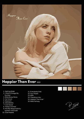 Happier Than Ever Album Cover Art