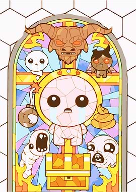 The Binding of Isaac Stained Glass
