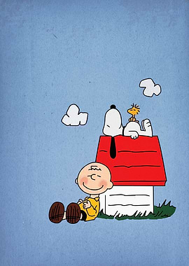 Peanuts gang relaxing on a sunny day