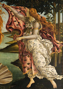 Birth of Venus Detail: Spring