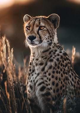Cheetah in Natural Habitat