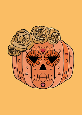 Day of the Dead Pumpkin