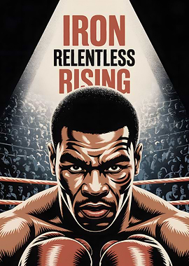 Iron Relentless Rising Boxing Poster