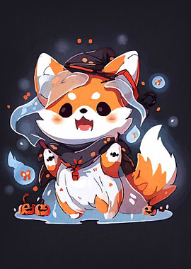 Halloween Fox Witch Costume