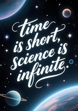Science Quote Time is short