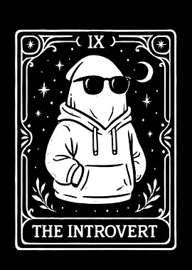 The Introvert Tarot Card Illustration