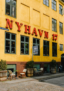 Nyhavn 17 Building Facade, Copenhagen