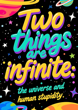Science Quote: Two things are infinite