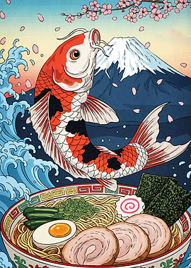 Koi Fish Ramen Bowl