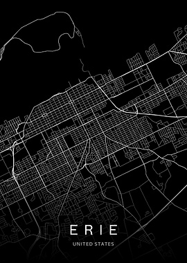 Erie, United States - City Map