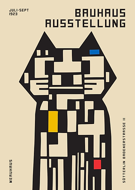 Bauhaus Ausstellung 1923 Poster