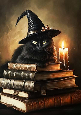 Black Cat Witch on Books