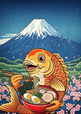 Koi Fish Ramen Chopsticks