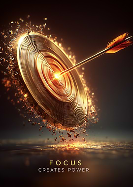Focus Creates Power: Arrow on Target