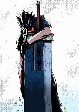 Anime Warrior with Oversized Sword