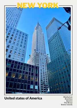 New York City Architecture Poster