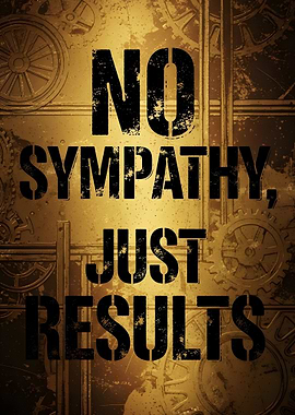No Sympathy, Just Results