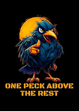 Cartoon Crow with Attitude