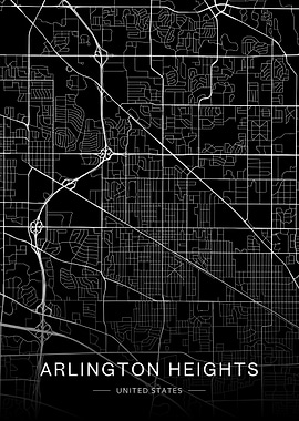 Arlington Heights, United States Map