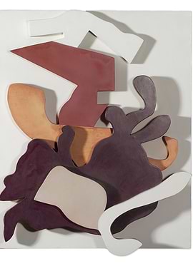 jean arp Abstract Geometric Wooden Wall Art