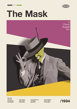 The Mask Movie Poster Minimalist Design