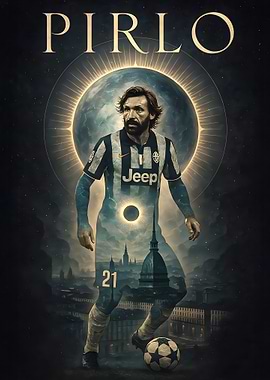 Andrea Pirlo Football Art