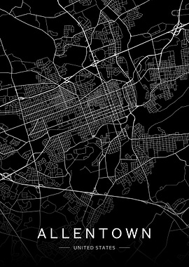 Allentown, United States - City Map