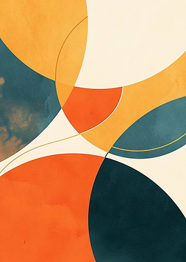 Abstract Circles Art