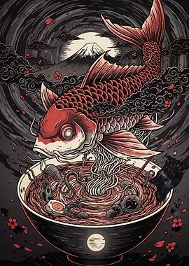 Koi Fish Ramen Bowl