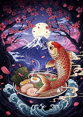 Koi Fish Ramen Bowl