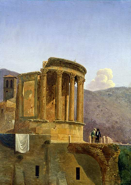 Temple of Vesta Painting