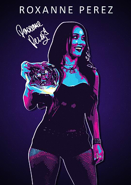 Roxanne Perez Wrestling Champion Art