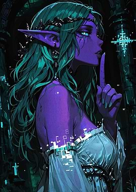 Enigmatic Elf Shushing in Digital Forest