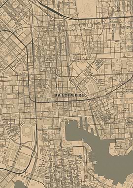 Downtown of Baltimore