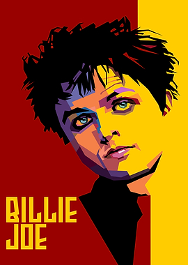 Billie Joe Armstrong Pop Art Portrait
