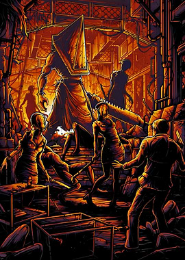 Silent Hill: Pyramid Head and Nurses