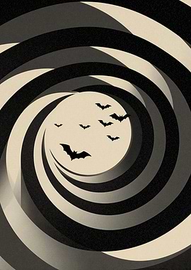 Hypnotic Halloween Bats