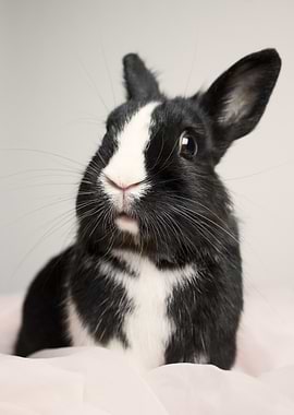Black and White Rabbit