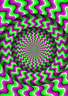 Optical Illusion: Moving Circles