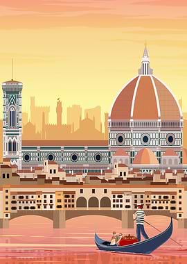 Florence Travel Print