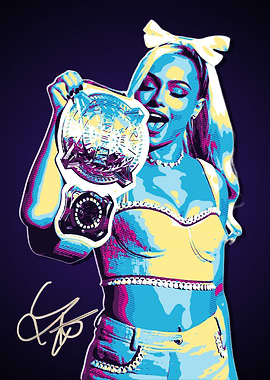 Liv Morgan WWE Champion Pop Art