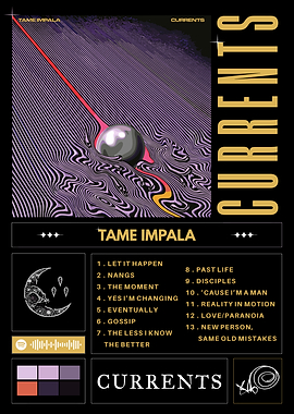 Tame Impala - Currents Album Cover