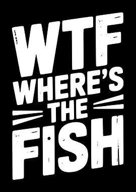 WTF Where's the Fish Text Art