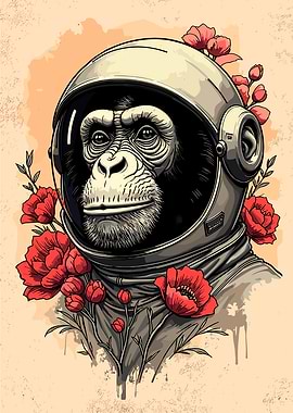 Astronaut Monkey
