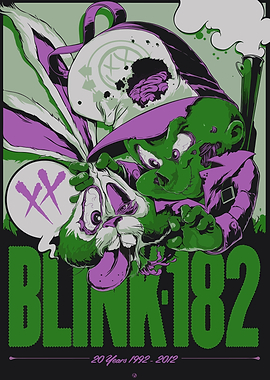 Blink-182 20th Anniversary Poster