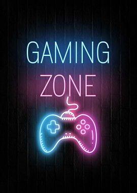 Gaming Zone Neon Sign