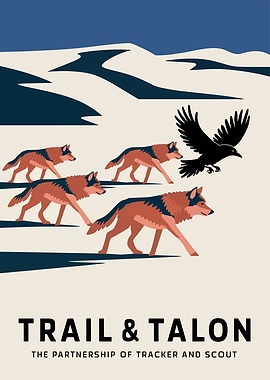 Trail & Talon: Wolves and Raven