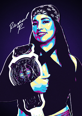 Raquel Rodriguez WWE Champion Portrait